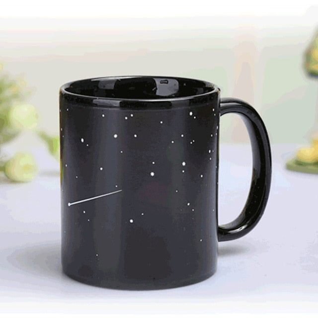 Color Changing Solar System Planets Space Mug